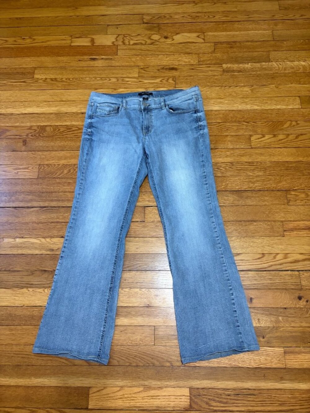 White House Black Market Womens Bootcut Jeans Size 14 Blue Stretch Denim Pants